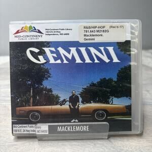 Macklemore – Gemini (CD, 2017 Bendo LLC) Hip Hop Rap Album – Ex-Library